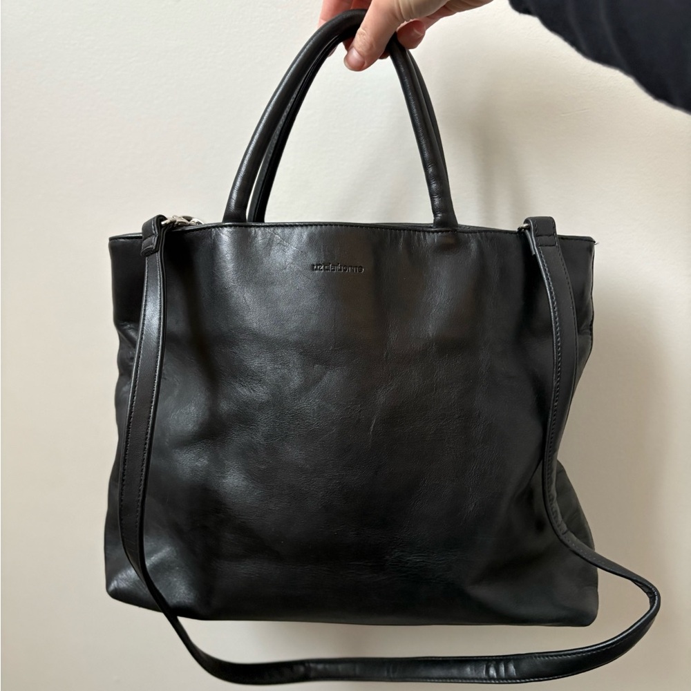 Liz Claiborne Black Leather Handbag